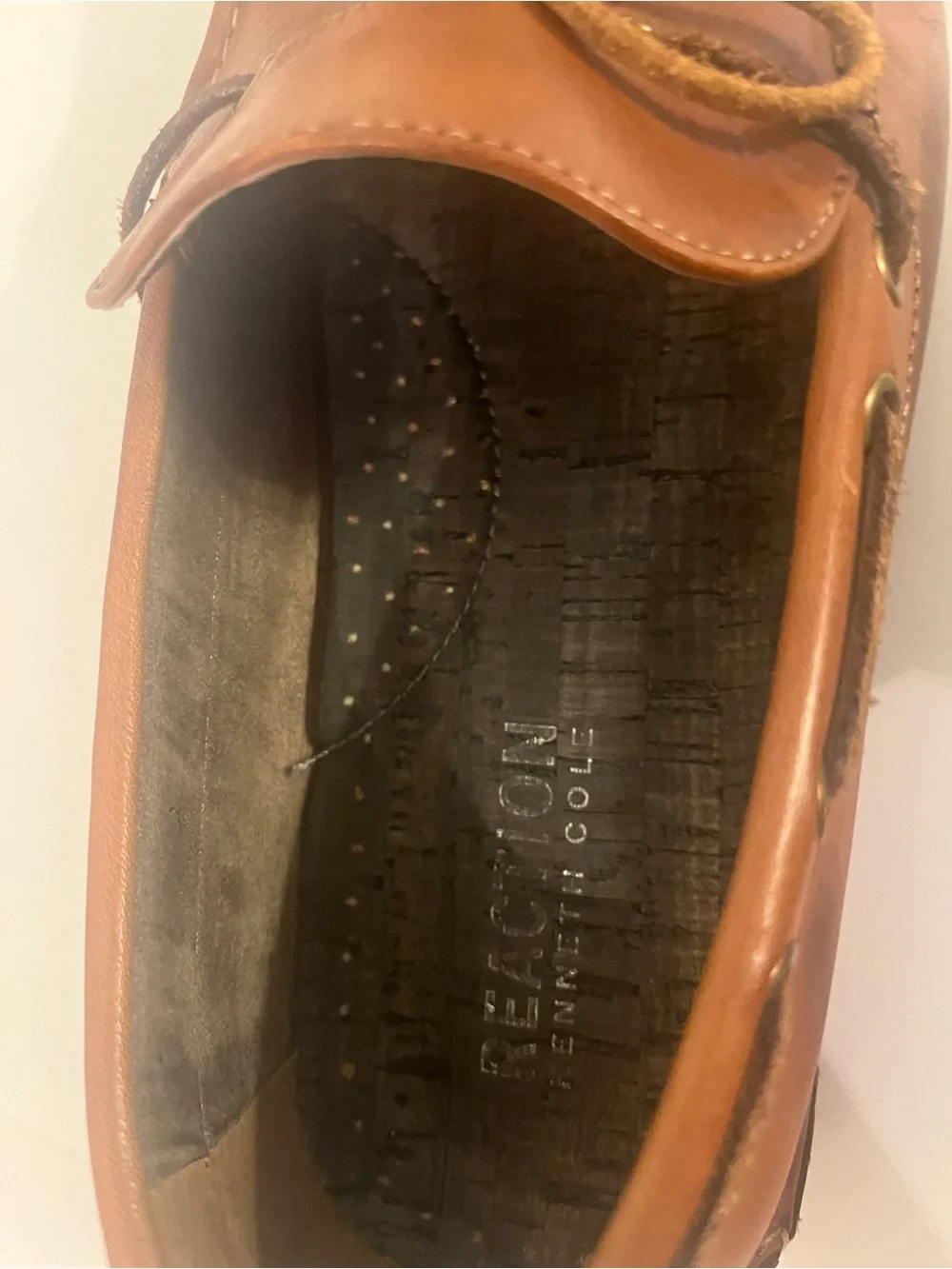 Kenneth Cole “Over the Moon” Leather Driving Loafers Slip on Shoes Men’s Size 10